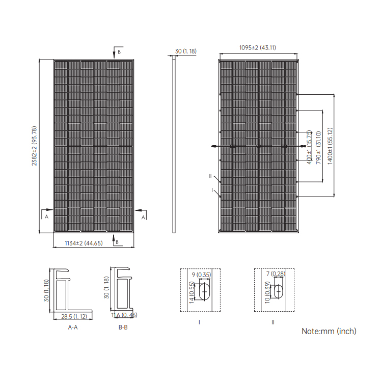 610W-630W太阳能电池板
